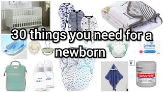 30 things to buy for a newborn baby  baby shopping list [upl. by Harihs]