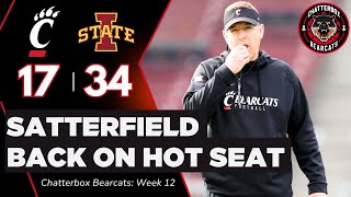 Cincinnati Bearcats Fall At Iowa State Cyclones Third Straight Loss [upl. by Gere304]