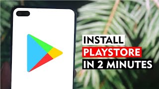 How To Install Play Store Google Play Store Download Kaise Kare [upl. by Eizus]