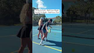 How To Hit A Forehand Slice🥒 [upl. by Ais]