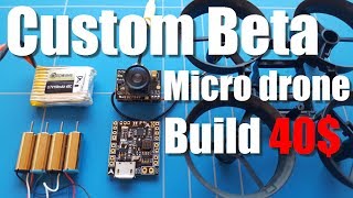 Eachine Tiny F3 Evo Betaflight FC Custom Micro Drone Build With The Turnigy Evolution Radio [upl. by Vanhook723]