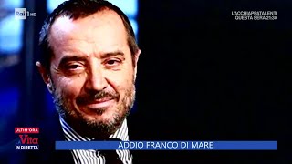 Addio Franco Di Mare  La Vita in diretta 17052024 [upl. by Ocirema]