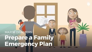 Prepare a Family Emergency Plan  Disasters [upl. by Eirrol]