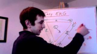 Easy EKG for Beginners Including Einthovens Triangle and Basic Cardiology [upl. by Cati]