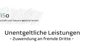 § 3 1b 9a UStG Unentgeltliche Leistungen  Zuwendungen an fremde Dritte [upl. by Anirtruc676]