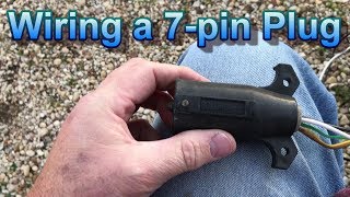 Wiring a 7 Pin Trailer Plug [upl. by Htor]