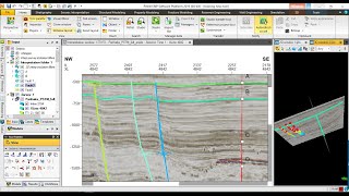 Seismic Interpretation Manual tracking horizons faults [upl. by Sabelle]