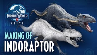 Jurassic World Alive  Making of Indoraptor [upl. by Vinia36]