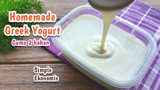 Memperbanyak Yogurt di rumah  Homemade Greek yogurt  simple ekonomis anti gagal [upl. by Ayela780]