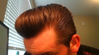 How to Style a Full Pompadour with Thick Wavy Hair Murrays Pomade [upl. by Custer]