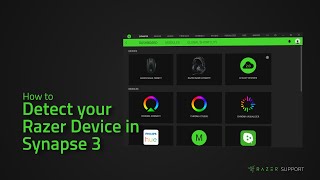 How to detect your Razer Device in Synapse 3 [upl. by Atnohsal]