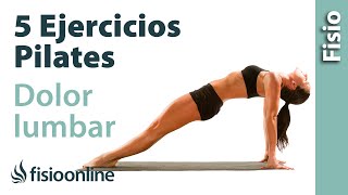 5 ejercicios de Pilates para dolor lumbar [upl. by Sixela]