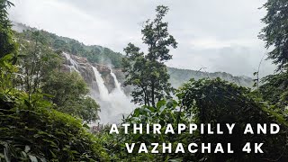 Athirappilly and vazhachal Waterfalls  4K [upl. by Aneert]