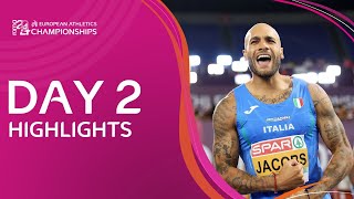 Day Two Highlights  European Athletics Championships  Roma 2024 [upl. by Aivila]