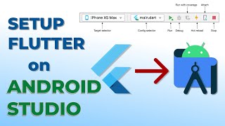 Setup Flutter on Android Studio and Running first app  Flutter [upl. by Pesvoh79]