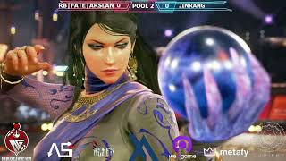 Tekken 7 PTL 3 Arslan Ash Zafina vs Jinrang Hwoarang [upl. by Pitchford]