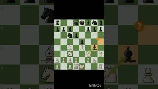 Italian game ☠️ Chess game chess brilliantmove checkmate [upl. by Zebedee]