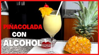 COMO HACER PIÑA COLADA CON ALCOHOL [upl. by Reddy]