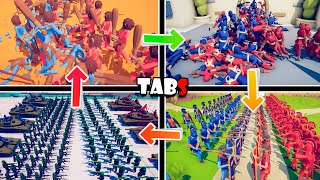 HISTORIAS DE GUERRAS MUNDIALES  TOTALLY ACCURATE BATTLE SIMULATOR [upl. by Nadruoj]