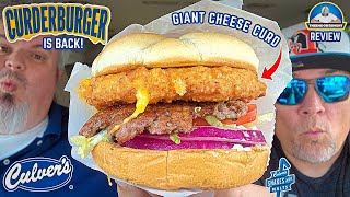 Culvers® Curderburger Review With Burger Beast 🍔🧀  BACK IN 2023 theendorsement [upl. by Emsmus]