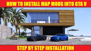 How to Install Map Mods Into GTA V  YMAPMap Builder  2023  Mansion Install [upl. by Nnyleitak887]