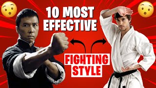 Top 10 Most Dangerous And Effective Fighting Styles [upl. by Salter]