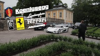 Hänger med stekare och miljonärer  KOENIGSEGGMcLARENFERRARILAMBORGHINI [upl. by Collum]