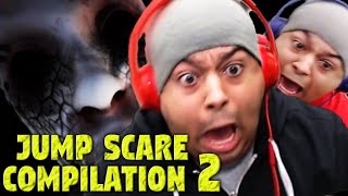 HILARIOUSSCARY JUMP SCARE COMPILATION 2 [upl. by Anelam]