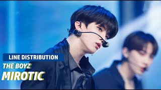 The Boyz  더보이즈   Mirotic  주문  Line Distribution [upl. by Dolorita]