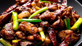 Easy Spicy Szechuan Chicken that you can make at home [upl. by Carla]