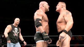 Goldberg vs Brock Lesnar WrestleMania XX [upl. by Rexfourd847]