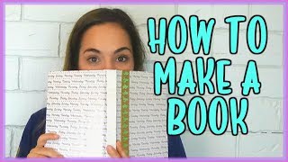 How To Make A Book  My First Time  SO EASY [upl. by Daly]