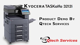 Kyocera Taskalfa 3212i A3 size Digital copier demonstration well explained  Qtech Services [upl. by Nalyd352]