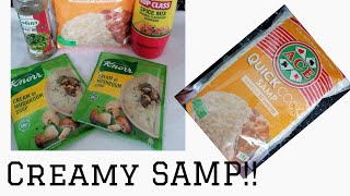 How To Cook Creamy Samp Easy SampStew Recipe [upl. by Anahsal]