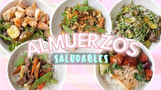 7 ALMUERZOS SALUDABLES  Michela Perleche [upl. by Tatianas]