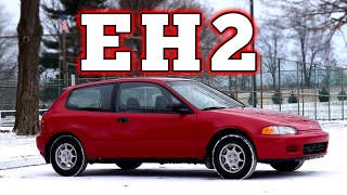 1995 Honda Civic Hatch EH2 Regular Car Reviews [upl. by Galan]