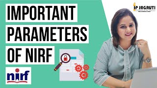 Parameters of NIRF  University amp Institutes  Patents [upl. by Anatola]