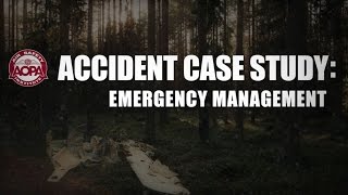 Accident Case Study Emergency Management [upl. by Tobit]