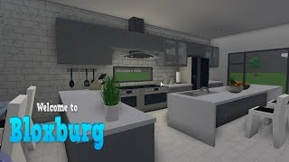 Modern Kitchen Build Bloxburg Roblox 1 [upl. by Derriey451]