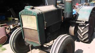 Starting and driving a 1938 Bolinder Munktell model 25 tractor [upl. by Rhetta879]