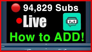 Streamlabs OBS How to ADD YouTube Live Subscriber Count New [upl. by Ttehr]