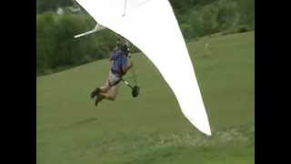 Hang Gliding  flat slope launch [upl. by Inesita468]