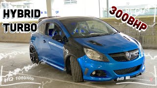 THIS CRAZY  300BHP HYBRID TURBO VAUXHALL CORSA VXR IS A SAVAGE [upl. by Amoihc]