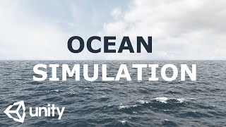 Ocean waves simulation with Fast Fourier transform [upl. by Lleuqar]