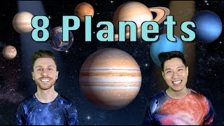 Davey K and Peter go to outer space quot8 Planetsquot Official Music Video [upl. by Eynahpets]