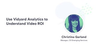 Use Vidyard Analytics to Understand Video ROI [upl. by Wolfe]