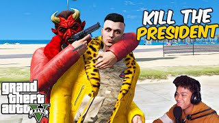 KILL THE PRESIDENT sa GTA 5 putukan na  Billionaire City RP [upl. by Airehc]