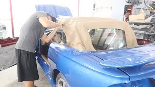 Mustang Convertible Top Install [upl. by Llecram297]