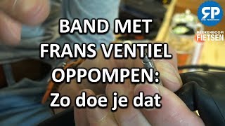 BAND MET FRANS VENTIEL OPPOMPEN Zo doe je dat [upl. by Ranite]