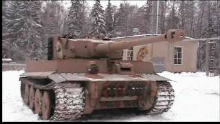 Реплика танка quotТигр Iquot на ходуThe tank quotTiger Iquot a test drive [upl. by Zerelda]